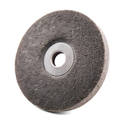 grinding wheel on isolated white background