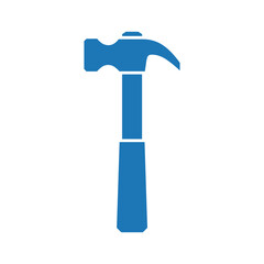 Blue Hammer Icon