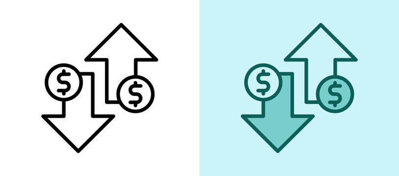 Volatility whitegreen icon