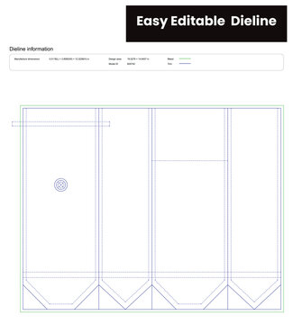 stand up coffee pouch dieline template box dieline die lines packaging custom dieline  box cardboard box dieline pizza box dieline printable product packaging layout,