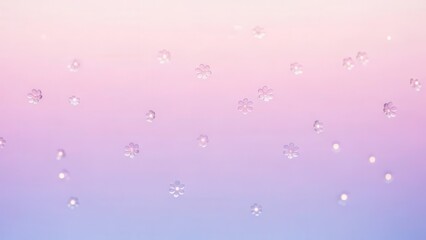 Soft Pastel Gradient Background with Floating Bubbles.