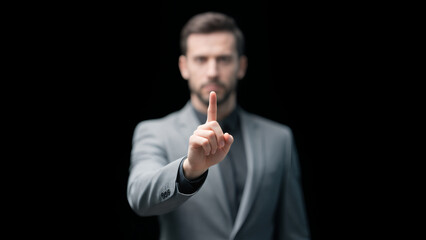 Businessman_Hand_Pointing_Forward_Interactive