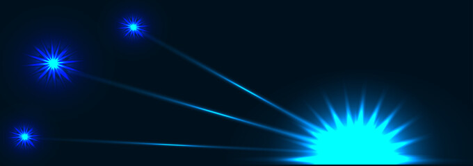 abstract blue background with stars