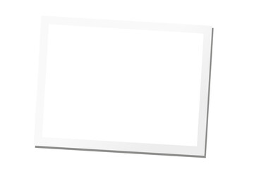 vector photo card with like polaroid