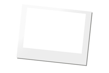 vector photo card with like polaroid