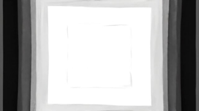 Blank white paper on gray gradient background in soft natural lighting for graphic design mockup
