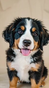 bernese mountain dog puppy vertical