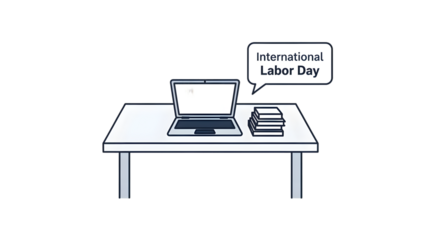 Celebrating 1 may international labor day with workers rights and global unity