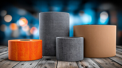 Various colors of athletic tape rolls