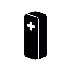 Medical Box Icon &ndash; Flat Minimal First Aid Symbol