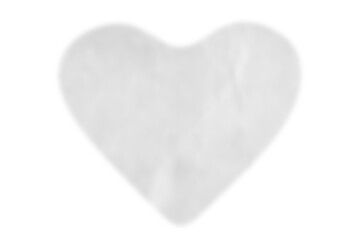 Fototapeta premium paper heart on a transparent background