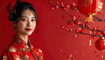 women chinese new years