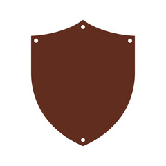 Brown Shield Icon