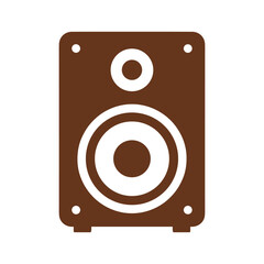 Brown Speaker Icon