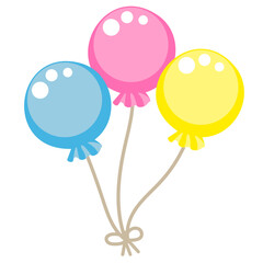 vector shiny ballooon