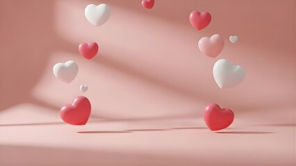 A broken heart with shattered pieces and red fragments around it, symbolizing emotional pain and heartbreak.