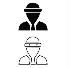 Employee Workers Team Vector Illustration Isolated on a white ackground