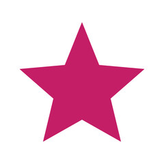 Obraz premium Pink Star Icon