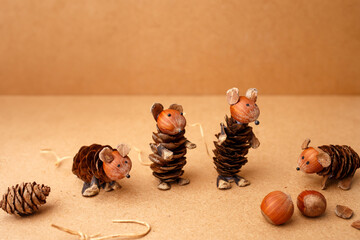 rustic materials for creating winter holiday decorations and ornaments. useful for festive workshop announcements holiday gift shops craft tutorials diy lifestyle magazines