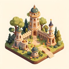 Adorable 3D Isometric Room