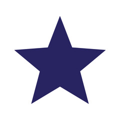 Fototapeta premium Blue Star Icon