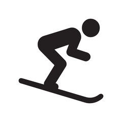 Black silhouette vector illustration of a male athlete runner and woman icon exercising on a treadmill for sports fitness and marathon race competition