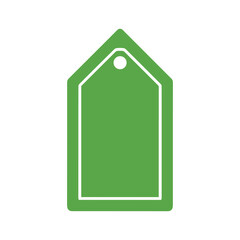 Green Price Tag Illustration