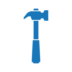 Blue Hammer Icon