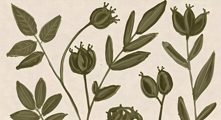 olive branch background