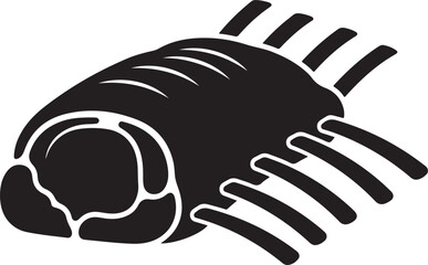 Illustrated Silhouette of a Fish Isolated on Transparent Background