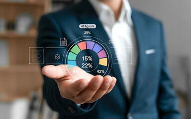 Analyzing performance metrics on digital gauge