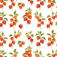 Watercolor-style Hozuki illustration／鬼灯