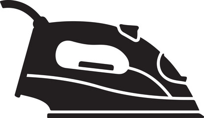 Modern Iron Silhouette Household Appliance Kitchen Tool Ironing Board