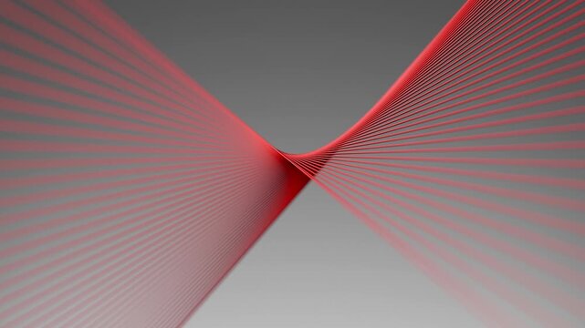 3D lines converge dynamically creating captivating modern visuals
