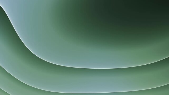 Abstract 3D background with smooth curves and soft shadows