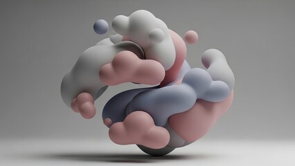 Molten Glass Liquid Wave Abstract Art