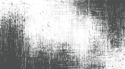 Grungy distressed texture with a rough, weathered surface and subtle linear patterns in shades of gray and white for a vintage feel