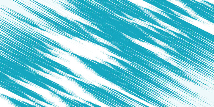 Dots halftone white and blue color pattern gradient grunge texture background. Dots pop art comics sport style vector illustration. vector grunge and dot. eps 10