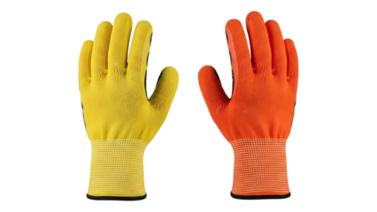 protective gloves isolated on white