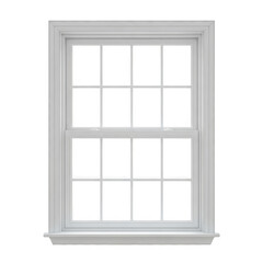 Obraz premium Double hung window illustration isolated on transparent background
