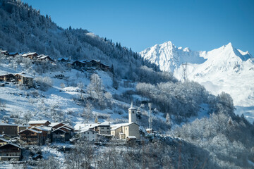 Village de Villaroger en Savoie