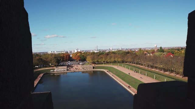 Leipzig Battle of the Nations Monument in German Volkerschlachtdenkmal. Leipzig, germany - 2 nov 2025