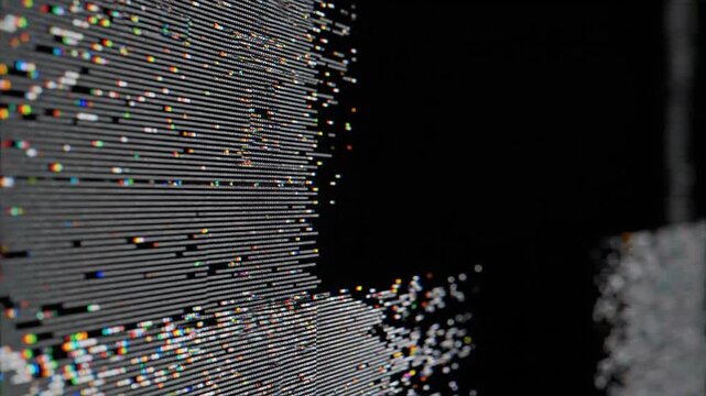 Digital screen glitch abstract data corruption signal loss texture