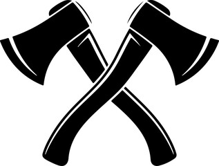 Woodcutter Axe Tool silhouette vector illustration