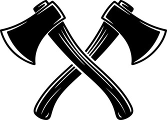 Woodcutter Axe Tool silhouette vector illustration