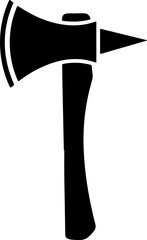 Woodcutter Axe Tool silhouette vector illustration