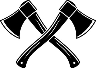 Woodcutter Axe Tool silhouette vector illustration