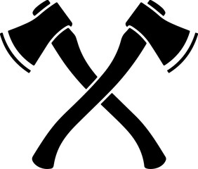 Woodcutter Axe Tool silhouette vector illustration