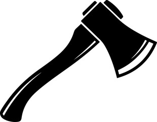 Woodcutter Axe Tool silhouette vector illustration