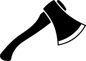 Woodcutter Axe Tool silhouette vector illustration
